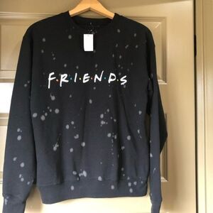 FRIENDS Crewneck Long Sleeve Pullover Sweater Size XS